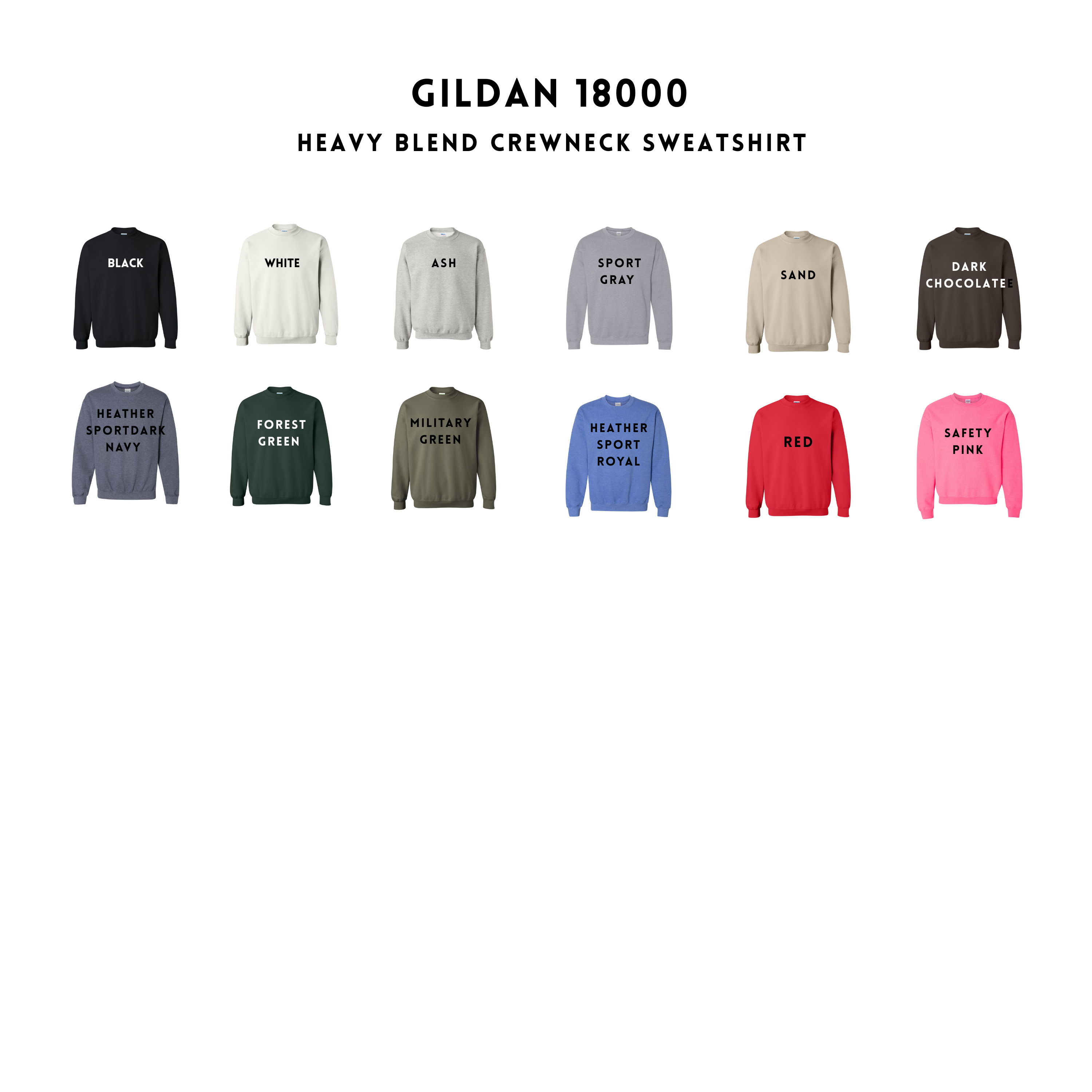 Gildan Crewnecks